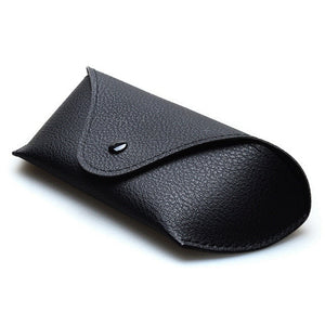 Men Women Portable Magnetic Leather Sunglasses Bags