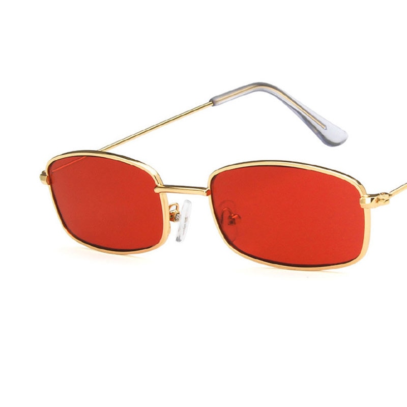 Retro Vintage Small Rectangle Sunglasses Women