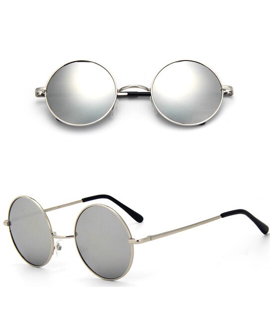 Vintage Classic Retro Fashion Round Sunglasses Men